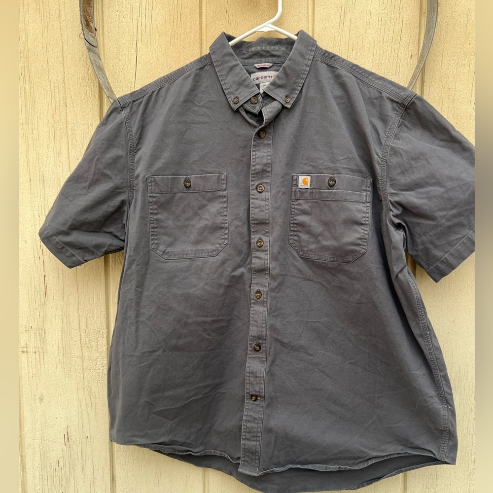 Cargarte Mens Work Button up